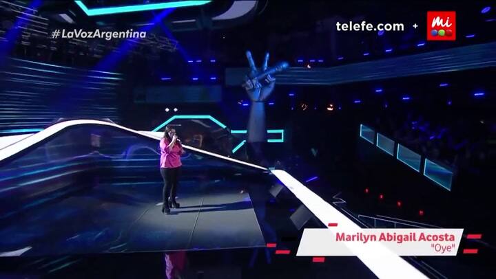 Marilyn Abigail Acosta cantó Oye, de Beyoncé - Fuente: Telefe