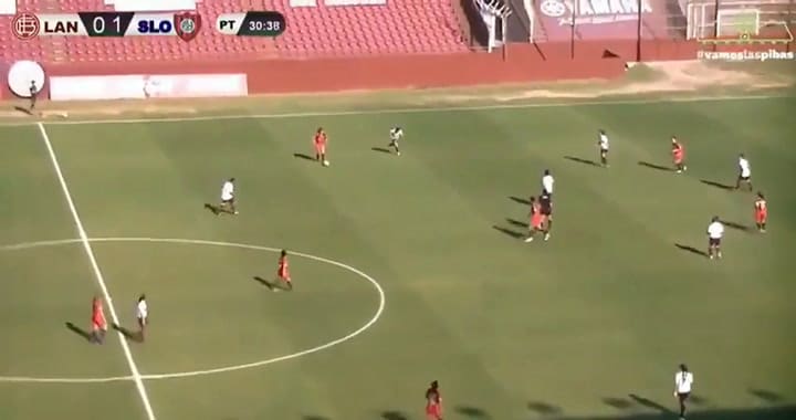 Eliana convirtió el segundo de San Lorenzo - Fuente: #vamoslaspibas