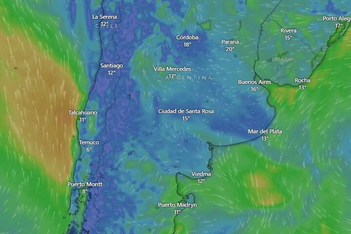 Clima de la semana del 7 al 10 de octubre