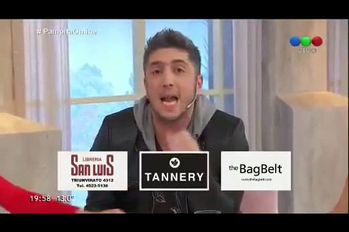 El tenso momento entre Pampita Ardohain y Jey Mammon - Fuente: Telefé