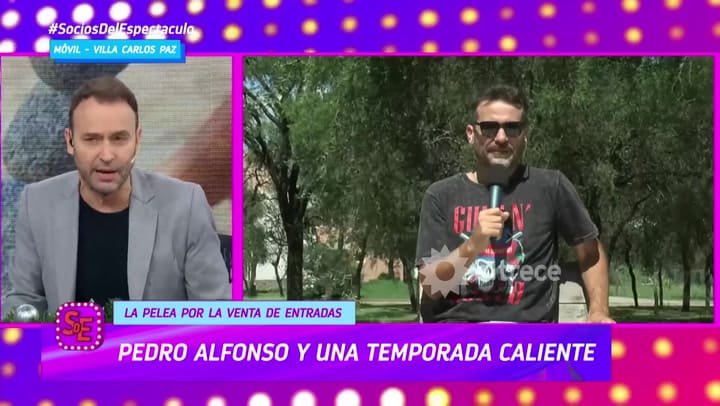 Pedro Alfonso contó que su relación con Paula Chaves pende de un hilo