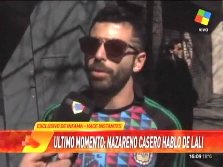 Nazareno habló sobre Lali