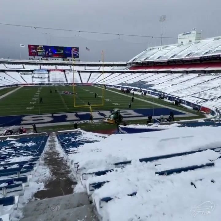 Así luce el estadio de los Buffalo Bills antes del partido de NFL