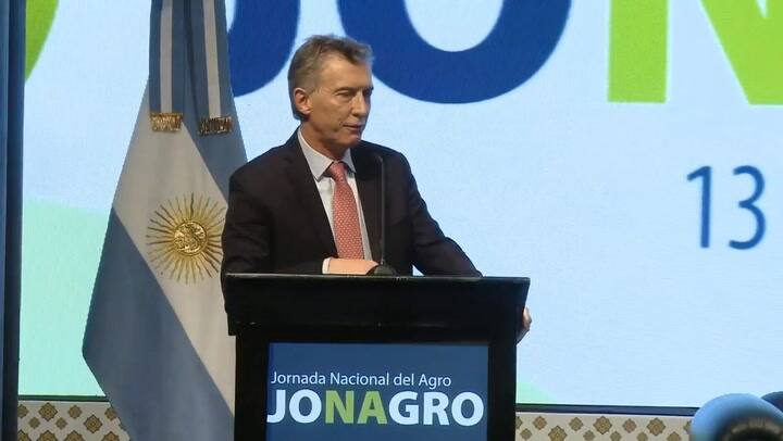 Macri le pidió un 'último esfuerzo temporal' al campo - Fuente: YT Casa Rosada