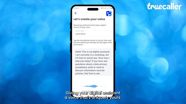 How To Set Up Your Personal Voice For Truecaller Assistant