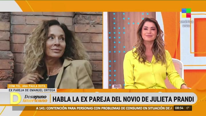 Ana Paula Dutil, la ex de Emanuel Ortega, y el apoyo incondicional a Julieta Prandi: “Somos familia”