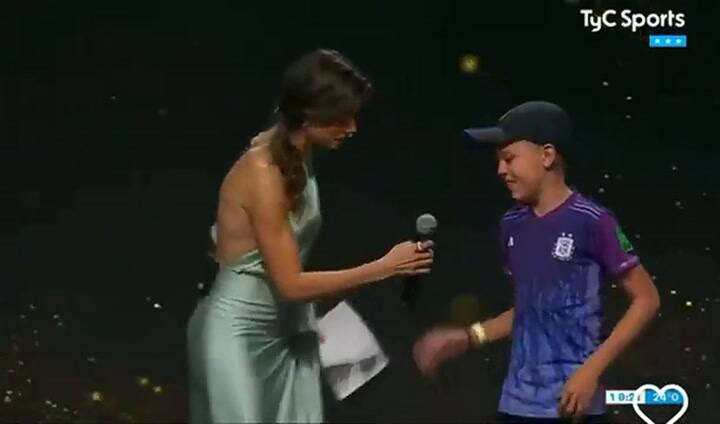 José Andrada, el nene salteño que emocionó a todo el plantel de la selección