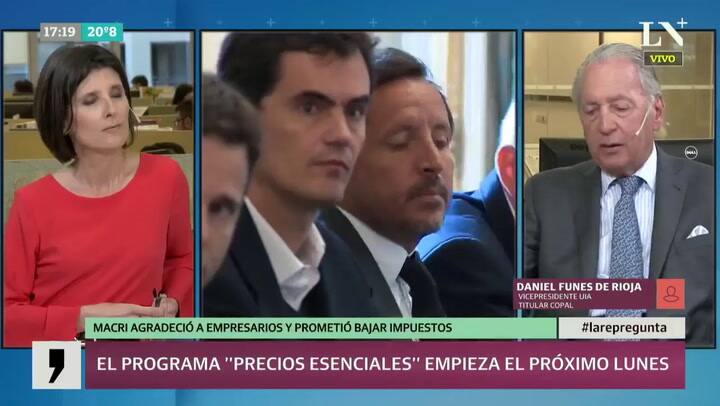 Macri agradeció a los empresarios ¿Qué les prometió Habla Daniel Funes de Rioja