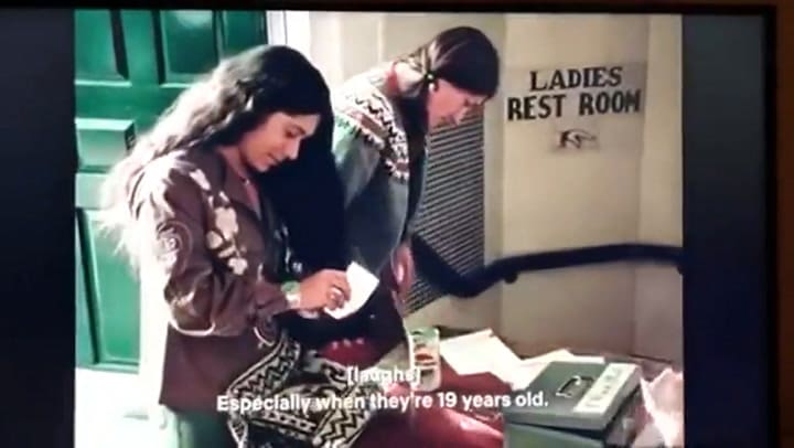 Sharon Stone en el documental de Martin Scorsese sobre Bob Dylan - Fuente: YouTube