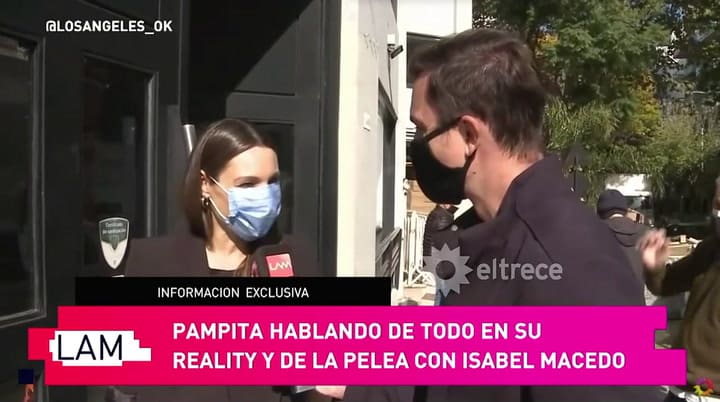La respuesta de Pampita cuando le preguntaron por su pelea con Isabel Macedo - Fuente: eltrece