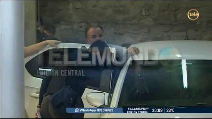 El momento en que el sindicalista Balcedo fue detenido