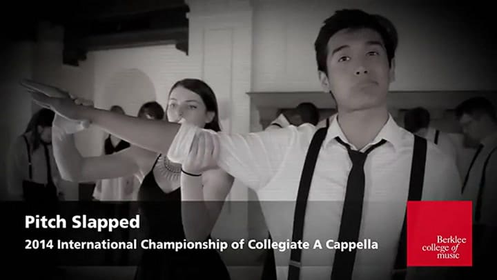 Sam Fischer integró un grupo de música a capella. Fuente: Berklee College of Music