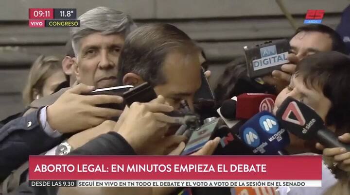 Alperovich votará en contra del aborto - Cortesía: TN