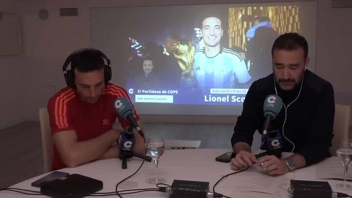 Entrevista a Scaloni, en El Partidazo: 'Maradona fue genial'