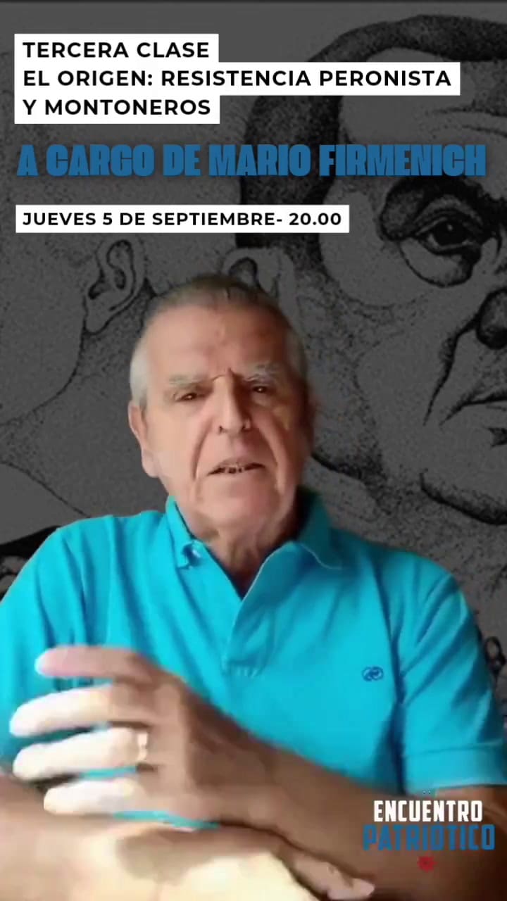 El mensaje de Mario Firmenich, en el que alude a Villarruel