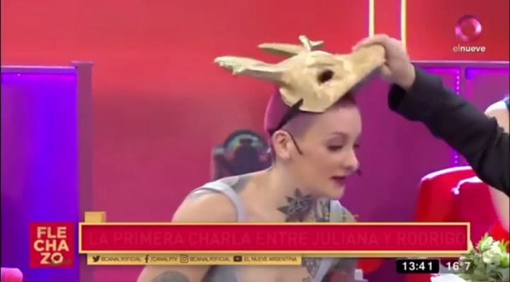 Furia de Gran Hermano se presentó en un programa de citas