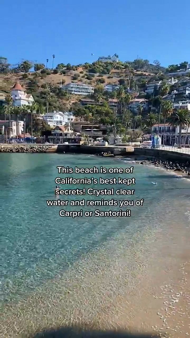 Un tiktoker muestra la playa más bonita de California