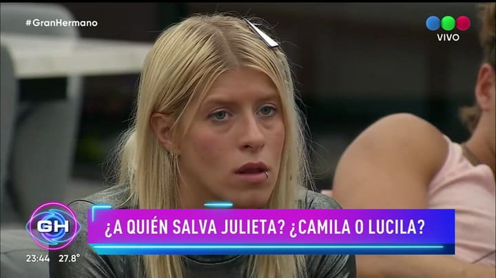 Julieta ejecutó una estrategia al salvar a Camila