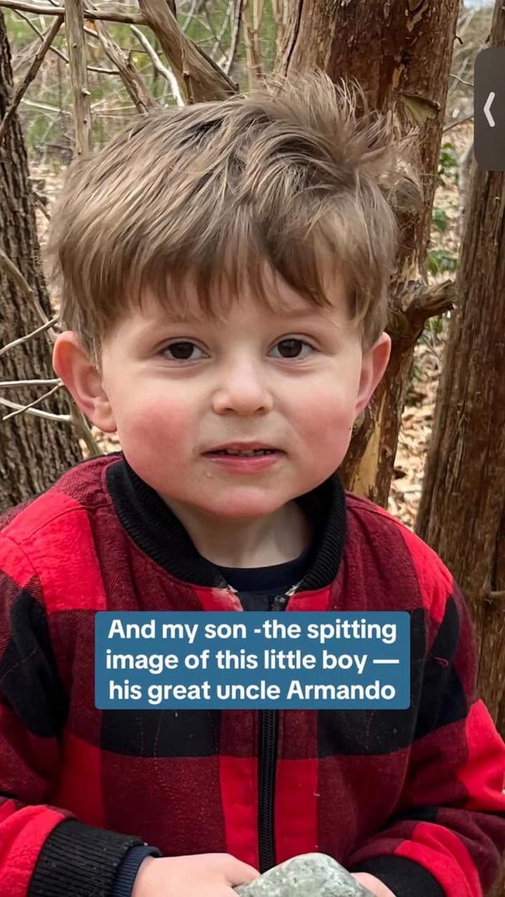 La madre del pequeño armó un video y lo compartió en su cuenta de TikTok