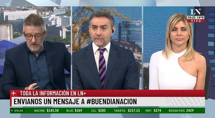 Zulema Yoma le escribió en vivo a Novaresio y él le hizo un pedido especial