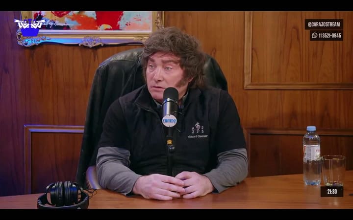 Milei atacó a Plager por la ley de interrupción voluntaria del embarazo