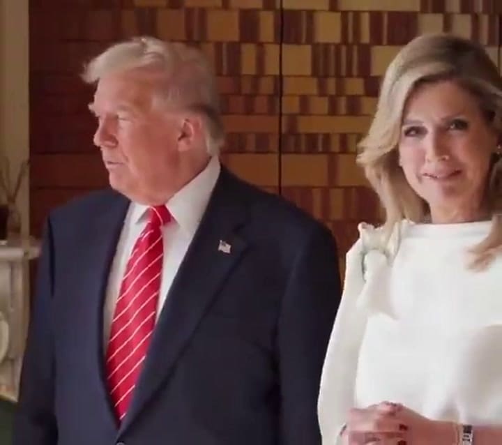 La curiosa reacción de Máxima a Trump