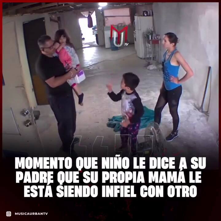 Un niño le contó a su padre las infidelidades de su madre