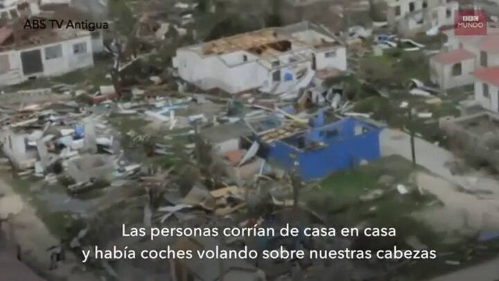 Fue como una película de horror', testimonios de residentes de Barbuda, la primera isla del Caribe