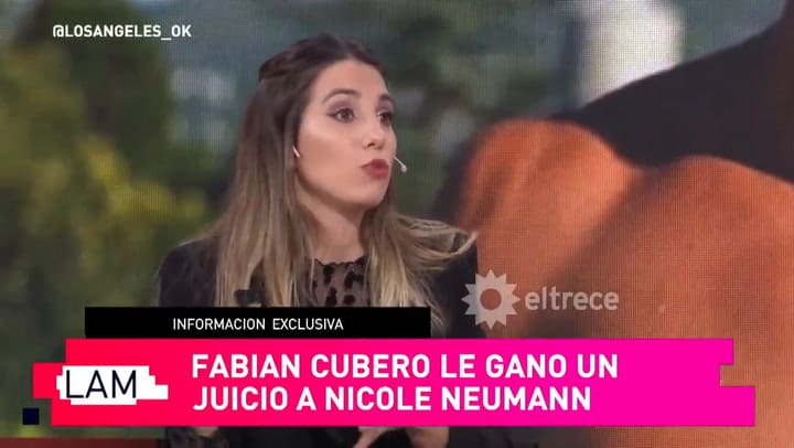 Fabián Cubero fue sobreseído en un juicio que inició Nicole Neumann