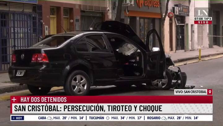 Raid delictivo por tres barrios