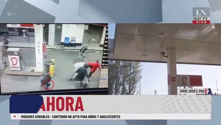 José C. Paz: Un hombre fue asesinado en una estación de servicio