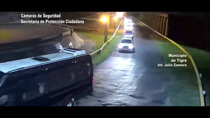 Las filmaciones de los allanamientos