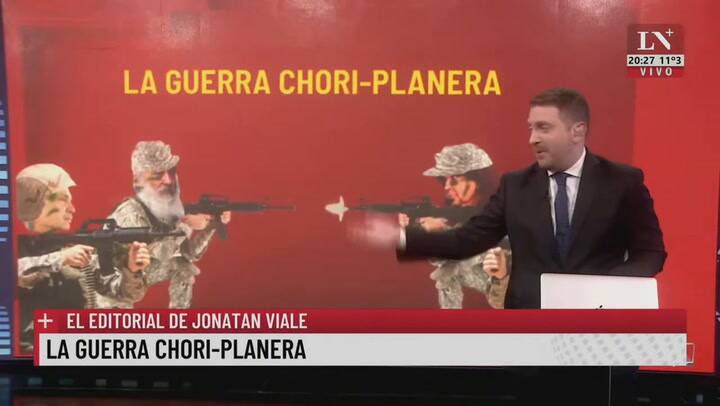 La guerra chori-planera. El editorial de Jonatan Viale.