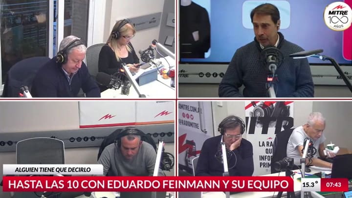 El fuerte descargo de Feinmann contra Peretta después de que fuera a agredirlo a la radio