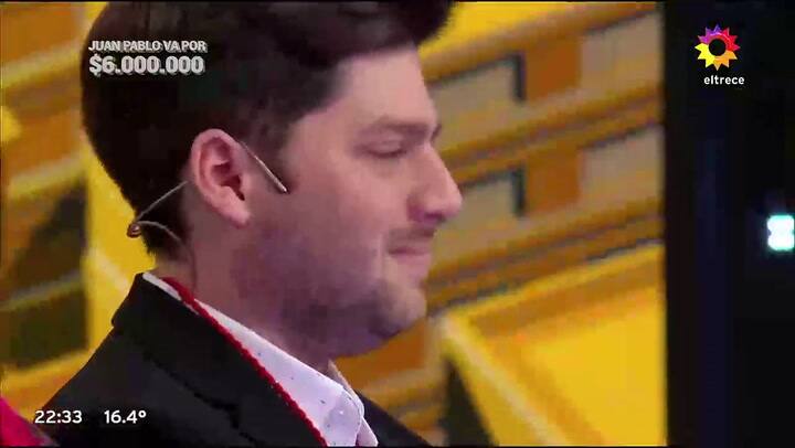 Una participante de Los 8 escalones sorprendió a Guido Kaczka con la deuda que tiene que pagar