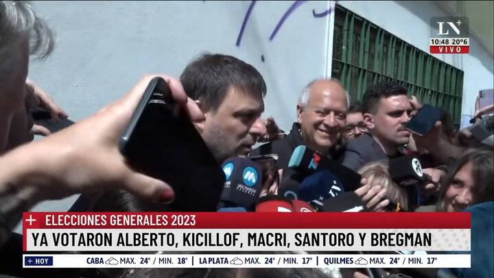 Elecciones 2023 Votó Leandro Santoro, Candidato A Jefe De Gobierno