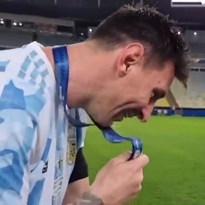 Ciro, mirá!' El festejo íntimo de Messi con su familia