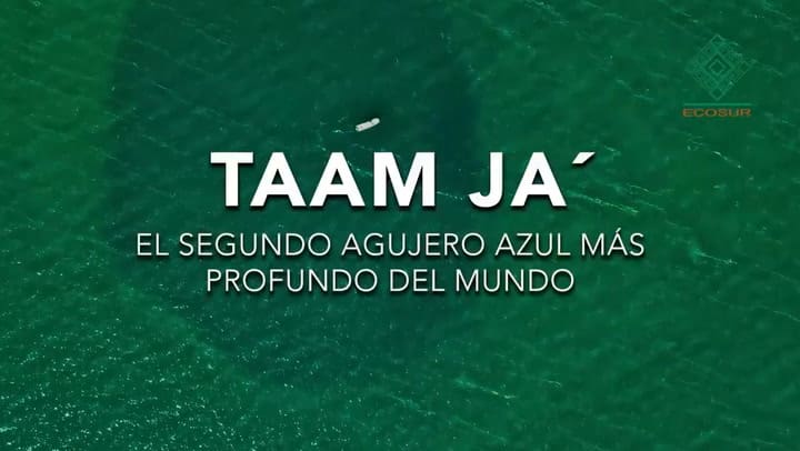 Encuentran el segundo agujero azul más grande del mundo en México