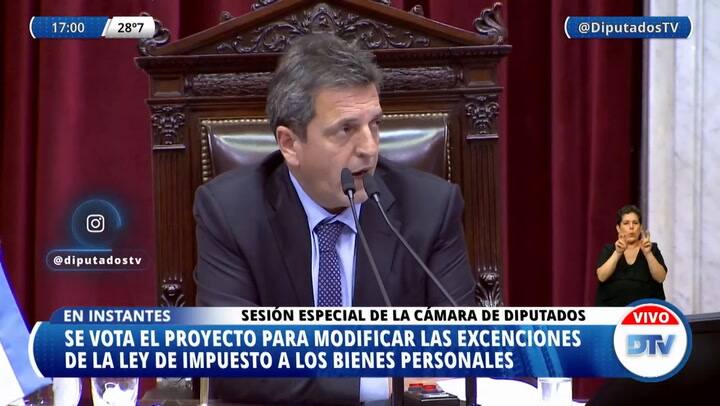 Votación en la Cámara de Diputados