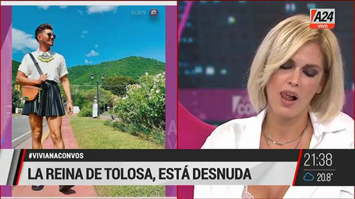 Los dichos de Viviana Canosa contra un joven en pollera