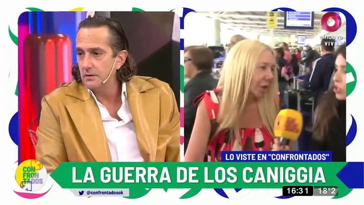 Gonzalo Nannis, durísimo contra Claudio Paul Caniggia - Fuente: elnueve