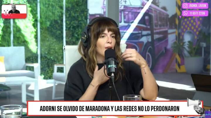 Manuel Adorni ninguneó a Diego Maradona en el “Día del Zurdo” y Dalma salió a cruzarlo en vivo