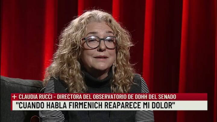 Claudia Rucci, con Luis Novaresio