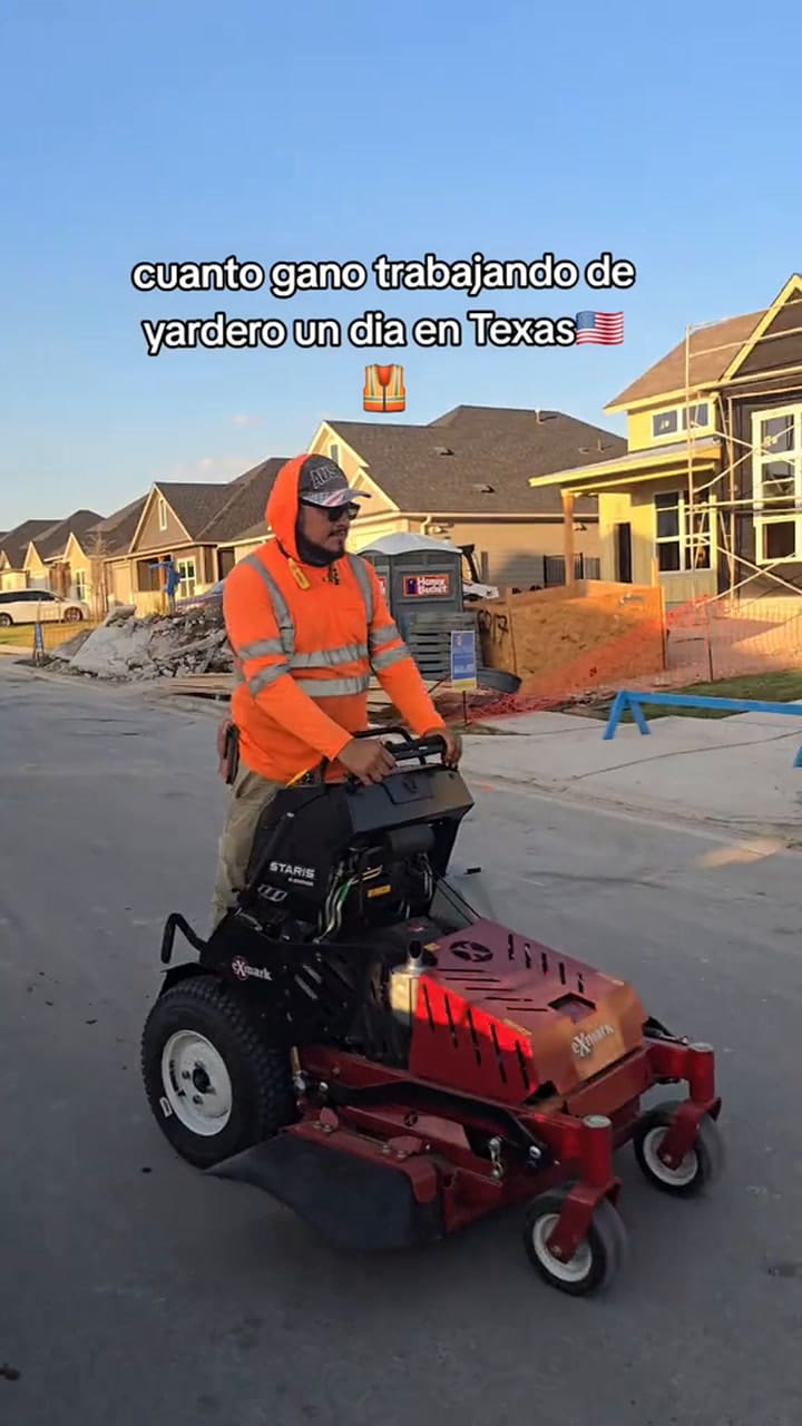 Es "yardero" en Texas y esto es lo que gana