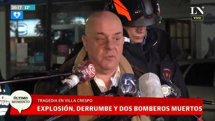 Murieron dos bomberos de mucha experiencia', dijo el jefe de Bomberos de la Ciudad
