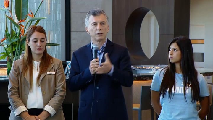 Mauricio Macri habló del conflicto sindical en Aerolíneas Argentinas - Fuente: Casa Rosada