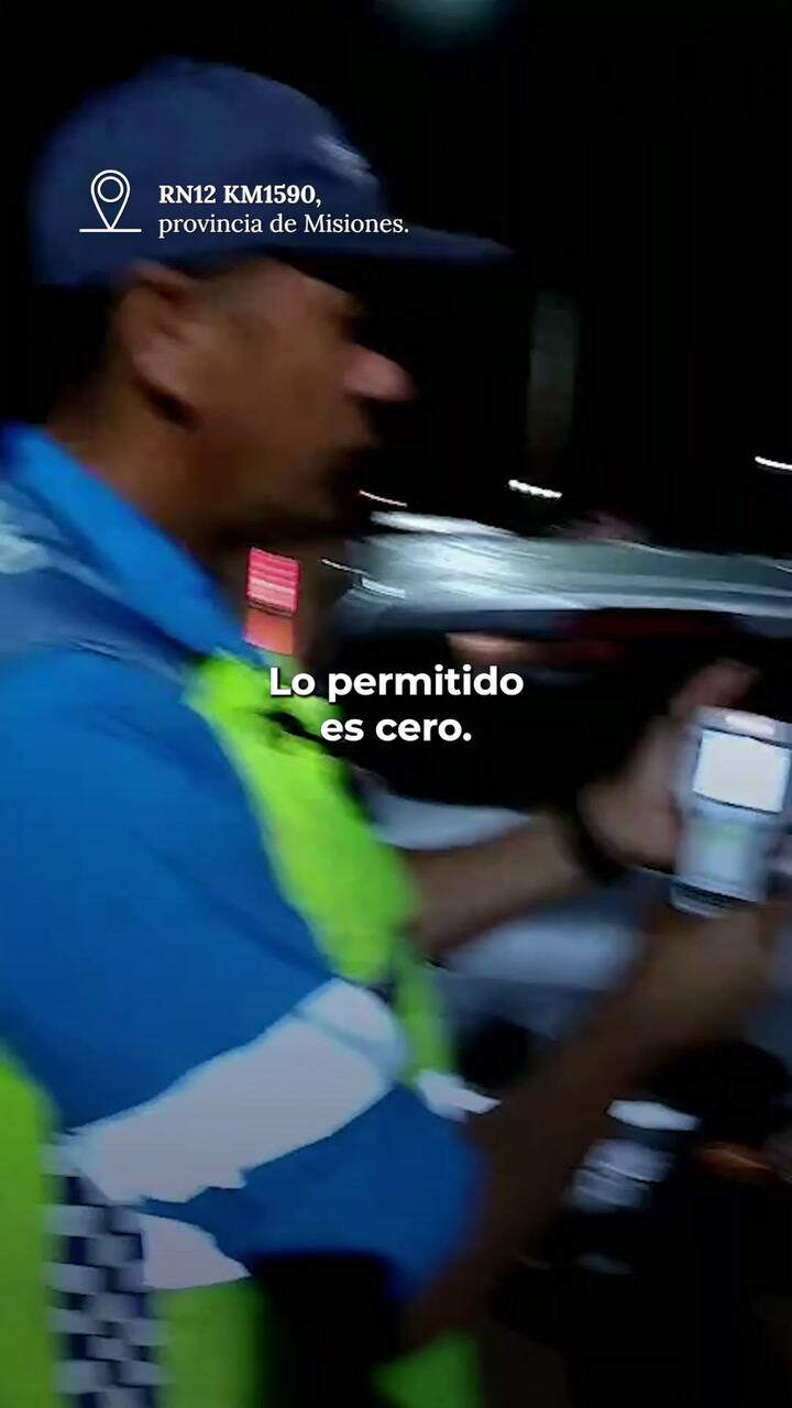 Test de alcoholemia en provincia de Buenos Aires