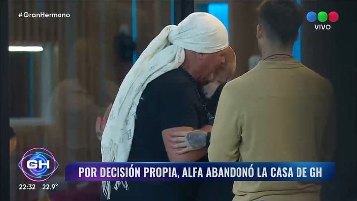 Alfa abandono la casa de Gran Hermano
