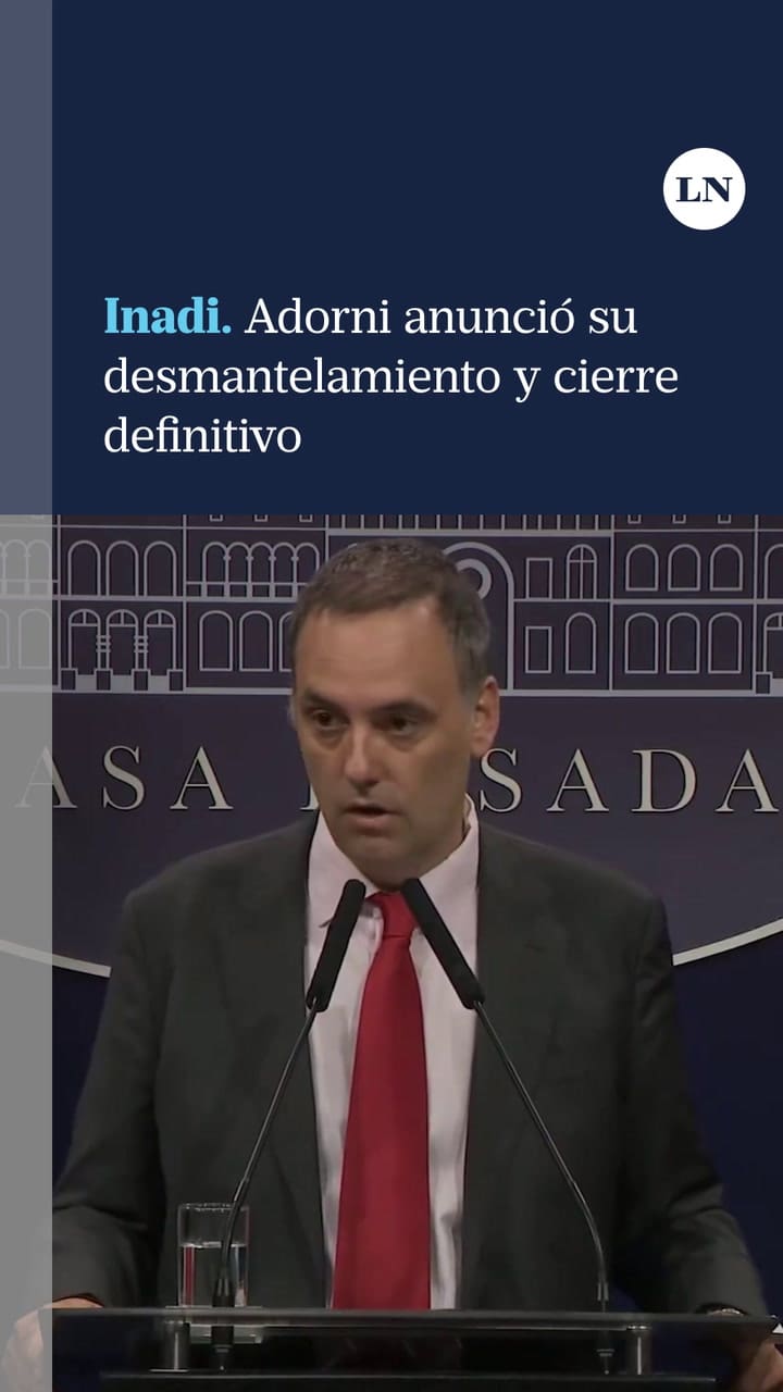 Inadi: Adorni anunció su desmantelamiento y cierre definitivo
