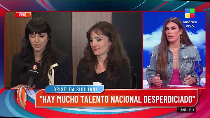 Griselda Siciliani y los palitos sutiles dirigidos a Adrián Suar